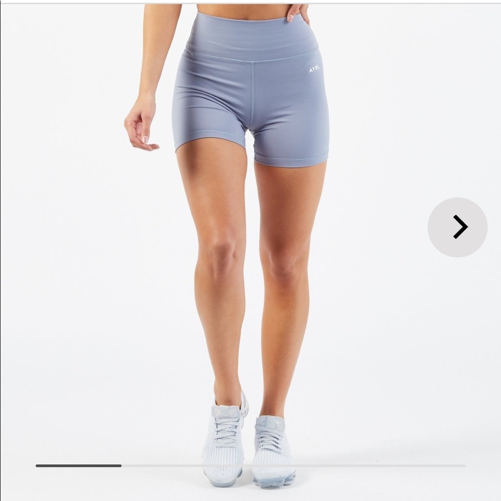 AYBL Workout Shorts in Steel Blue